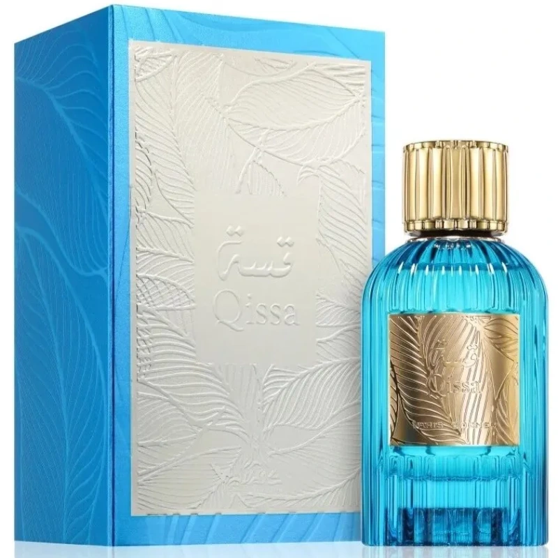 Qissa Blue арабски парфюм за мъже цитрусов и опушен аромат
